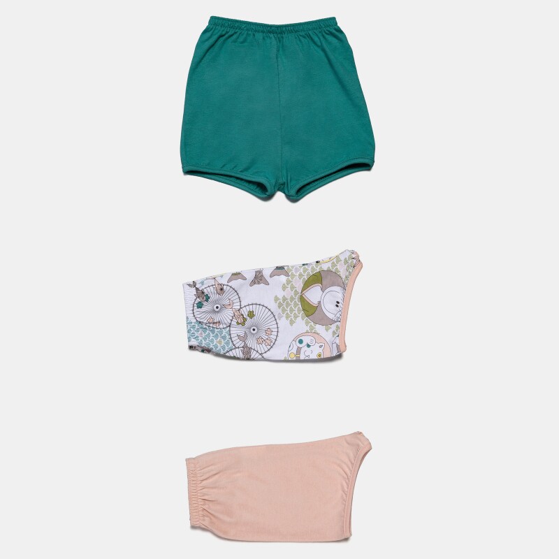 Kit Mijão Feminino Bebê Curto