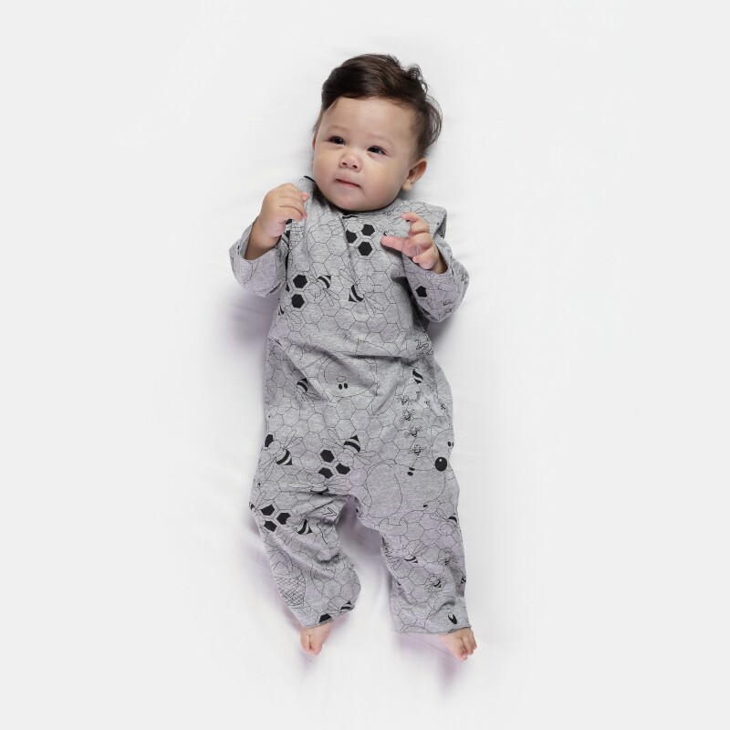 Macacão manga longa