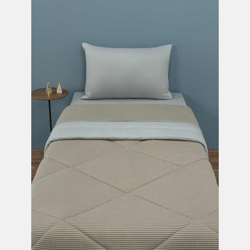 Jogo de Lençol King Unissex Listrado