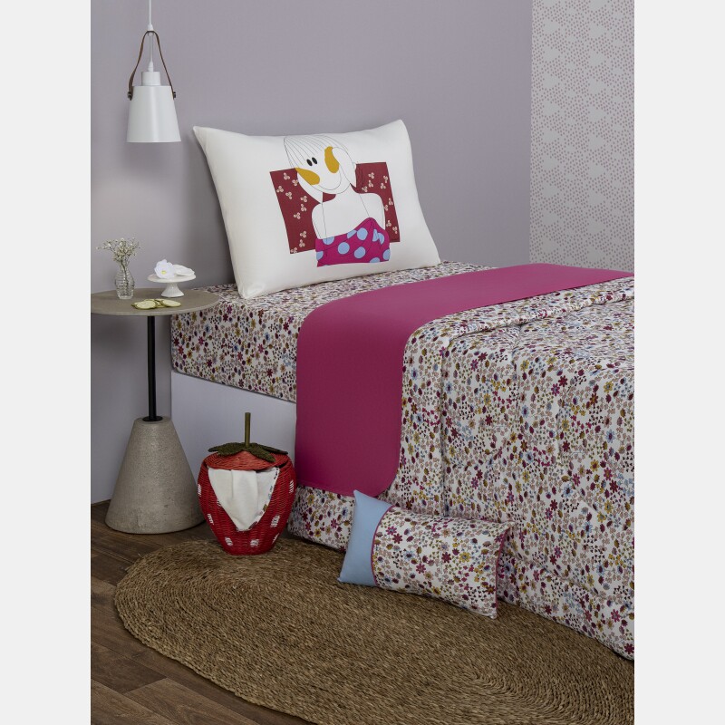 Jogo de Lençol Solteiro Feminino 