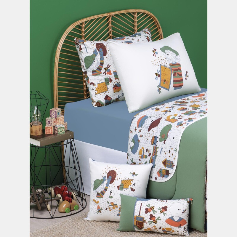 Jogo de lençol solteiro