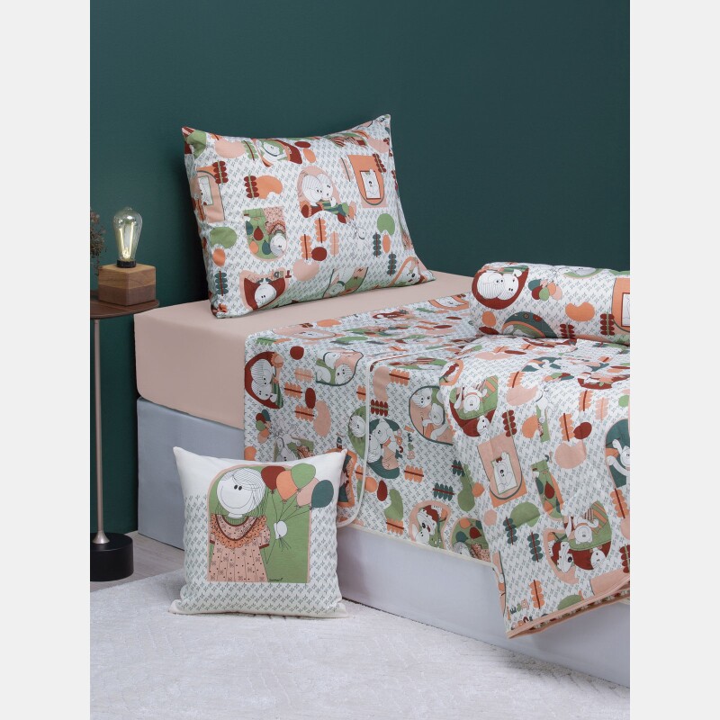 Jogo de lençol solteiro   