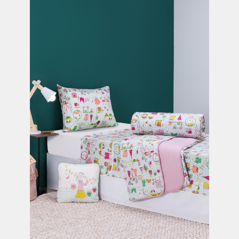 Jogo de lençol solteiro