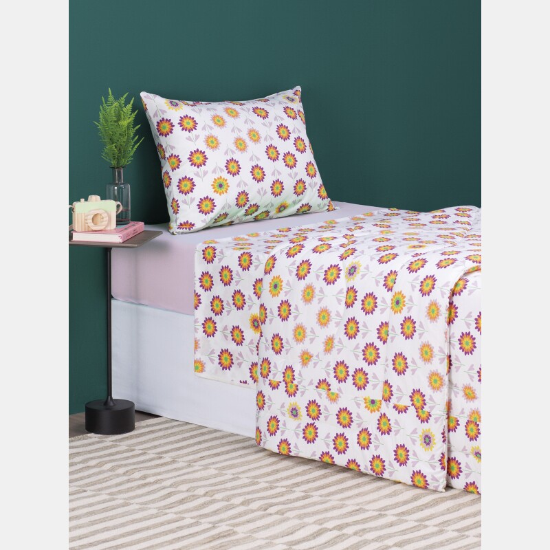 Jogo de lençol solteiro  