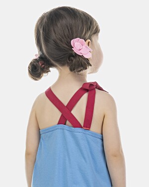 Pijama Feminino Baby Alça Amarração e Short