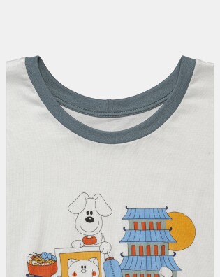 Pijama Masculino Adulto Manga Curta e Short