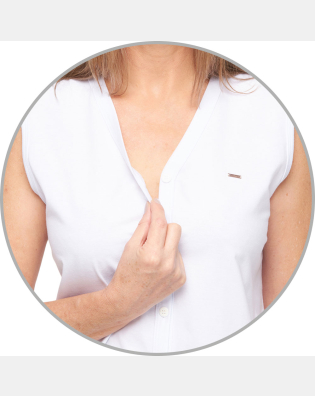 Conjunto Feminino Adulto Regata Aberta e Bermuda