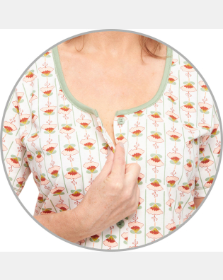 Conjunto Feminino Adulto Manga Curta e Bermuda