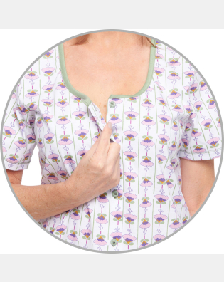 Conjunto Feminino Adulto Manga Curta Aberta e Corsário