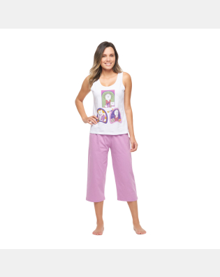 Conjunto Feminino Adulto Regata e Corsário