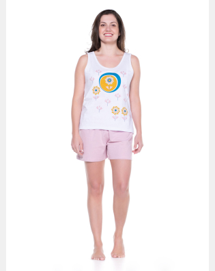Conjunto Feminino Adulto Regata e Short