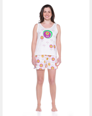 Conjunto Feminino Adulto Regata e Short