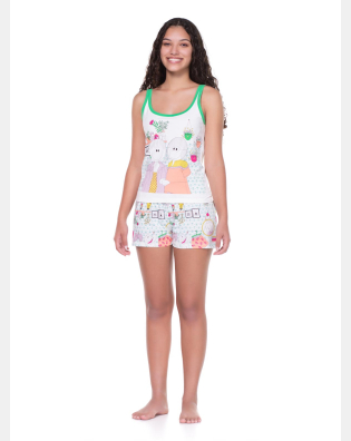 Conjunto Feminino Adulto Regata e Short