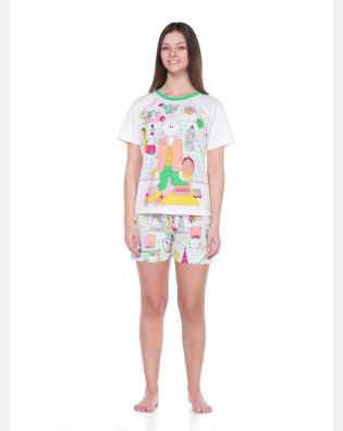 PIJAMA MANGA CURTA E SHORT