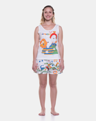 Pijama regata e short   