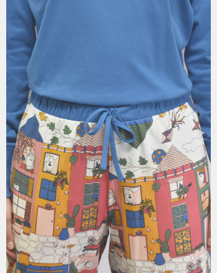Conjunto Feminino Adulto Manga Longa e Calça