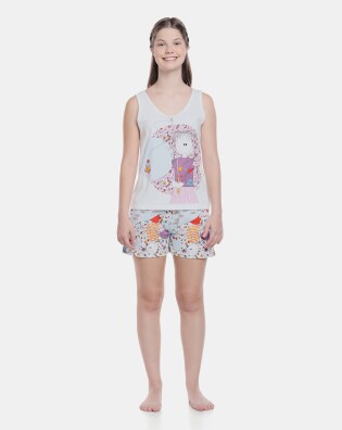 Pijama regata e short  