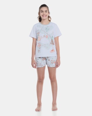 Pijama manga curta e short  