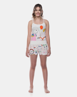 Pijama Alça e Short