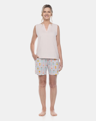 Homewear Clássico Regata e Bermuda