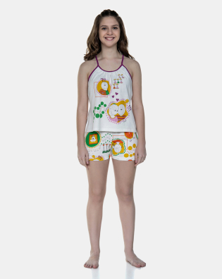 Pijama Alça e Short