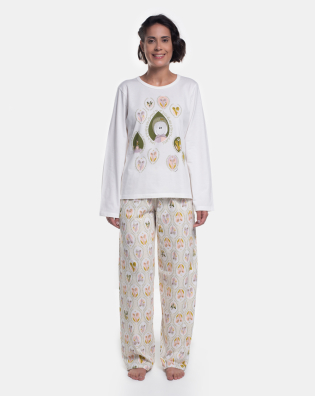 Pijama Manga Longa e Calça