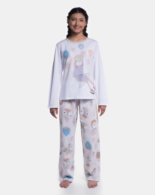 Pijama Manga Longa e Calça