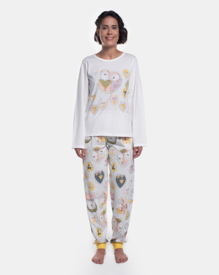 Pijama Manga Longa e Calça
