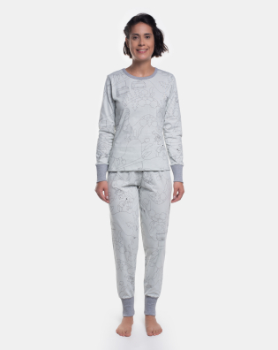 Pijama Manga Longa e Calça