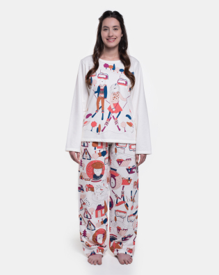 Pijama Manga Longa e Calça