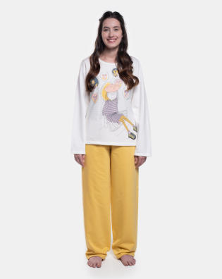 Pijama Manga Longa e Calça