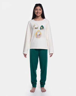 Pijama Manga Longa e Calça
