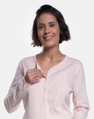 Homewear Gestante Manga Longa e Calça