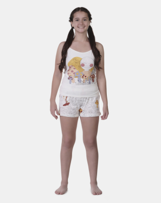 Pijama Alça e Short