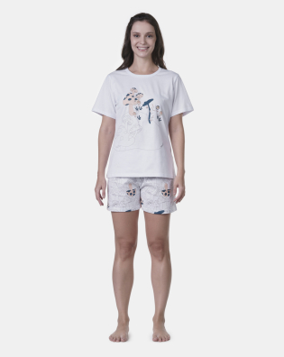 Pijama manga curta e short      