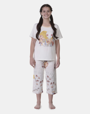 Pijama manga curta e corsário
