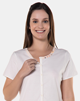 Homewear manga curta e corsário