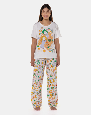 Pijama manga curta e calça    