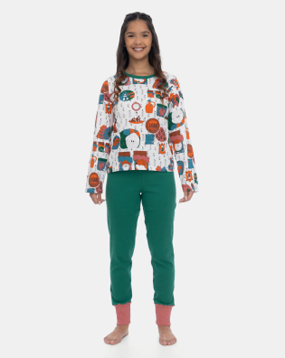 Conjunto de Pijama Feminino Longo | Sonhart Loja Online