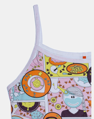 Pijama Feminino Adulto Alça e Short
