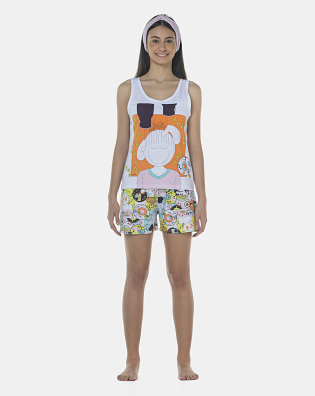 Pijama Feminino Adulto Regata e Short