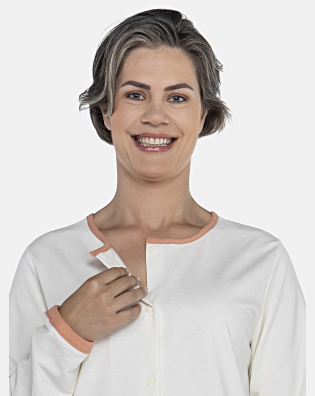 Pijama Feminino Adulto Manga Longa e Calça Moletinho