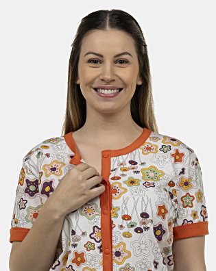 Pijama Feminino Adulto Manga Curta e Short
