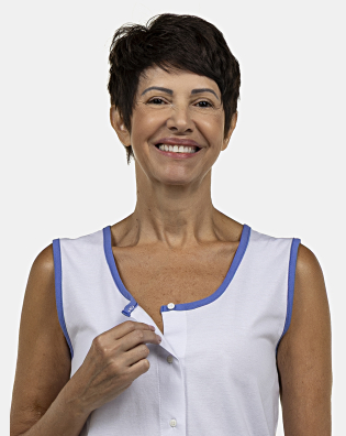 Pijama Feminino Adulto Regata Aberta e Bermuda