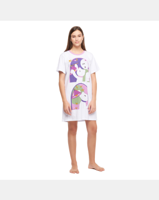 Camisão Feminino Adulto Manga Curta
