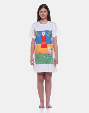 Camisão manga curta           