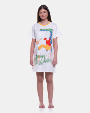 Camisão manga curta       