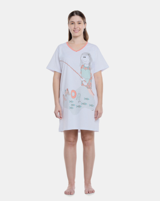Camisão manga curta         