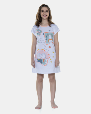 Camisão Manga Curta Cinturado