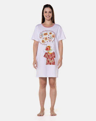 Camisão manga curta         
